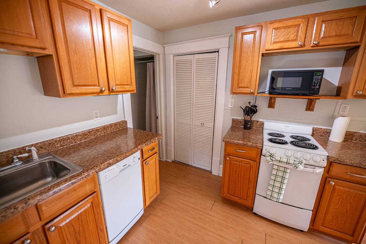 Fully stocked kitchen